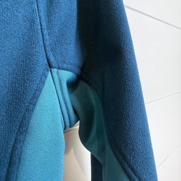 Mammut THREE SISTERS Fleece Jacket Blue Teal Full Zip Outdoor Hiking Women SMALL - Picture 8 of 10